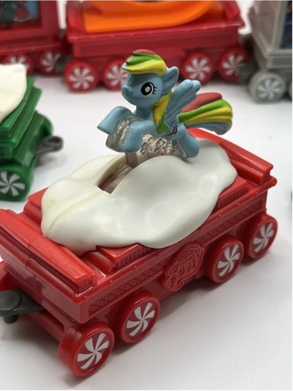 McDonald's 2017 Holiday Express Christmas Train Barbie Minions Ponies Lot of 11